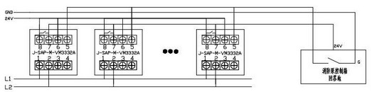 J-SAP-M-VM3332A消火栓按鈕接線圖