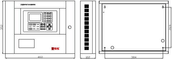 LDK800<a href=http://www.xiaofangw.com/dianqihuozai/ target=_blank class=infotextkey>電氣火災監控</a>設備