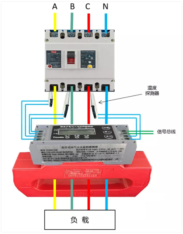 <a href=http://www.xiaofangw.com/dianqihuozai/ target=_blank class=infotextkey>電氣火災監控</a>系統接線