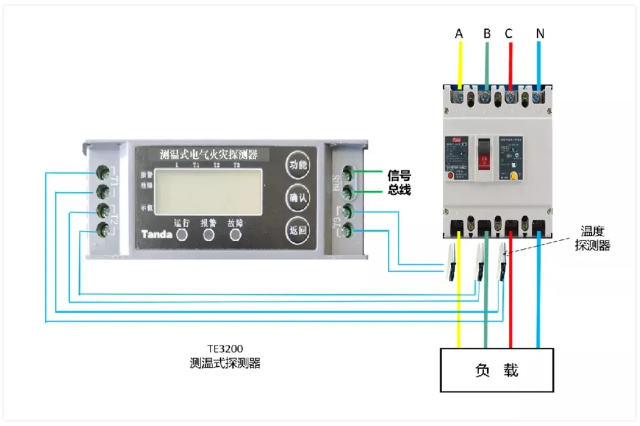 <a href=http://www.xiaofangw.com/dianqihuozai/ target=_blank class=infotextkey>電氣火災監控</a>系統接線